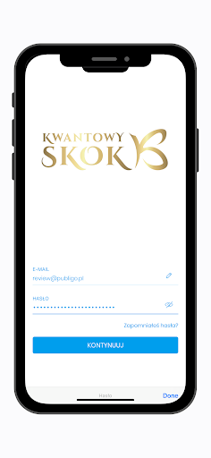 Android application KWANTOWY SKOK screenshort