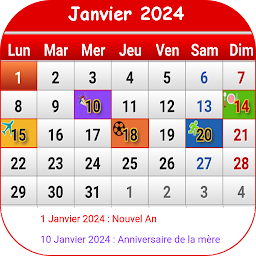 Изображение на иконата за Côte-d'Ivoire Calendrier 2024