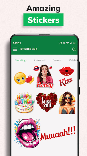 Android application Sticker Box, WASticker Maker screenshort