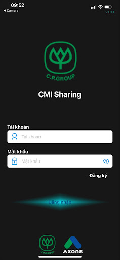 Android application CMI Sharing screenshort