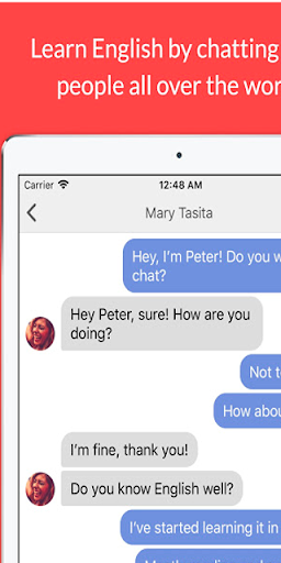 English Chat Screen 3