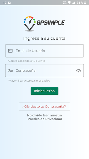 Android application GPSimple screenshort
