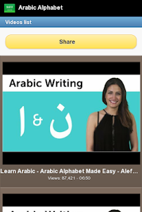 Tiếng Ả Rập Bảng chữ cái