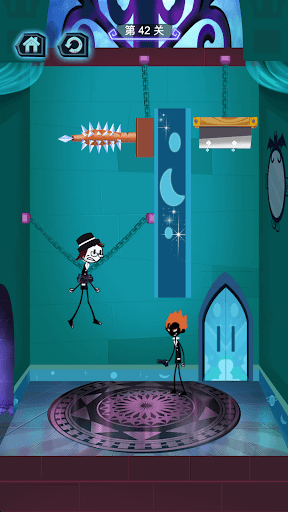 Stickman Cut The Rope Puzzle Screen 2