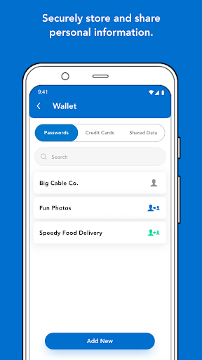 Android application FLOW ID Identity screenshort