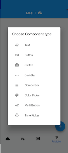 MQTT Dashboard Screen 3