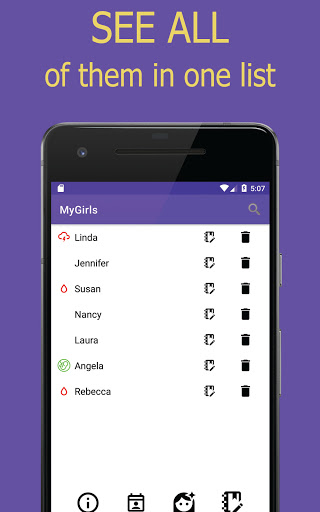 MyGirls - Period&Cycle Tracker Screen 3