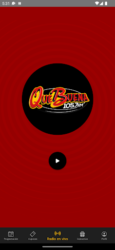 Que Buena 105.7 FM Bakersfield Screen 3