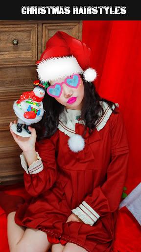 Christmas Girl Hair Changer Screen 3