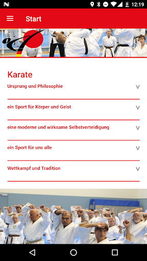 Deutscher Karate Verband Screen 3