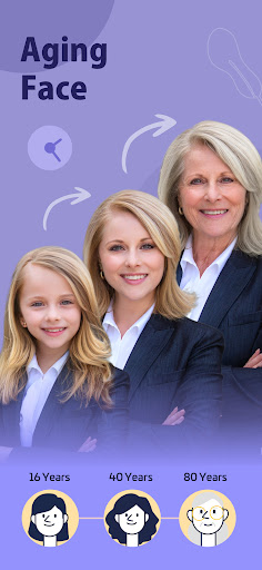 Android application Future Me - AI Face & Aging screenshort