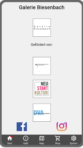 Android application Gallery Biesenbach screenshort