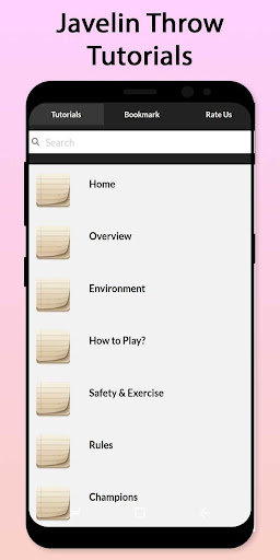 Android application Easy Javelin Throw Tutorial screenshort