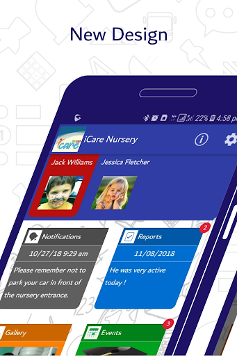 Android application iCare Kids screenshort