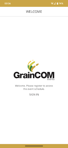 Android application GrainCom 2023 screenshort