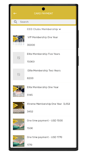 CEO CLUBS Screen 3