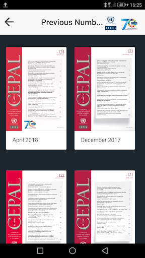CEPAL REVIEW Screen 2