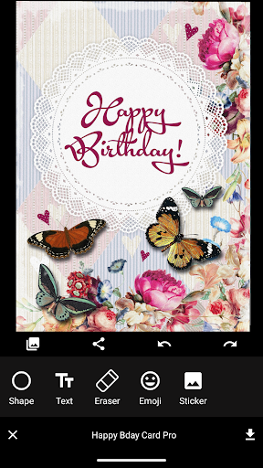 Happy Bday Card Pro Screen 2