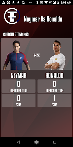 FanFightClub - Neymar Vs Ronal Screen 2