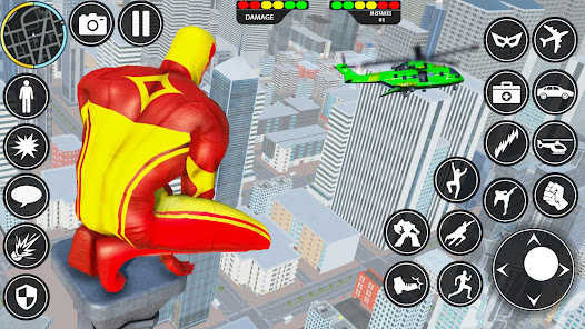 Captura de Pantalla 6 Rope Hero: Spider Hero Games android