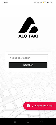 Aló Taxi Conductor Screen 2