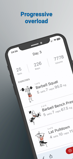 SMART IRON Strength Training Screen 2