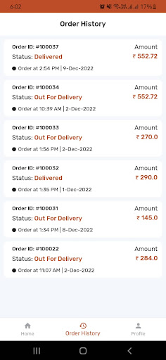 Happy Harvest Farms Delivery Screen 3
