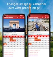 screenshot of Français Calendrier 2024