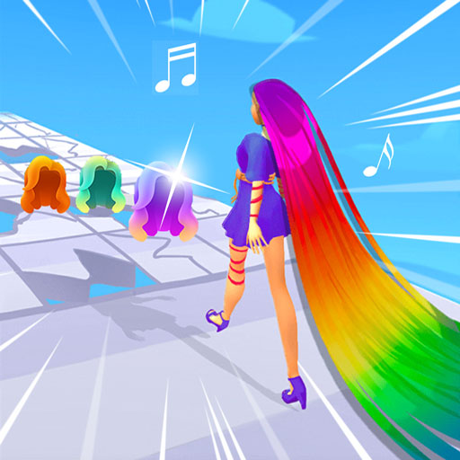 Angela Racing Hair Music logo
