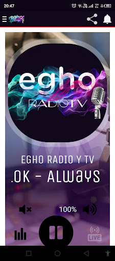 EGHO RADIO TV Screen 2
