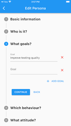 UX Persona Creator Screen 3