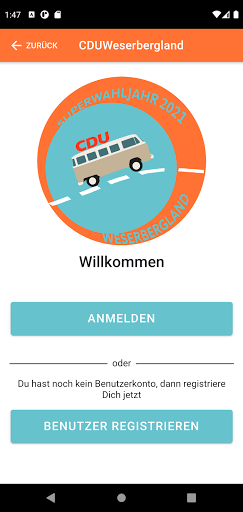 Android application CDU Weserbergland screenshort