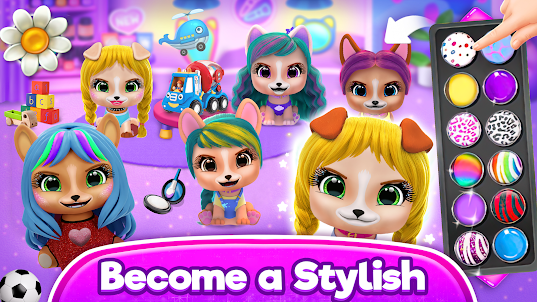 Hairstyle: pet care salon game