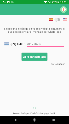 Sendwhatmessage Screen 3
