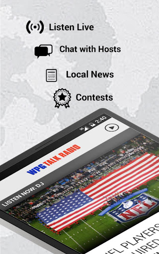 Screenshot of WPG Talk Radio 95.5 (WPGG)