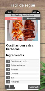 Screenshot 4 Las mejores recetas de salsa b android