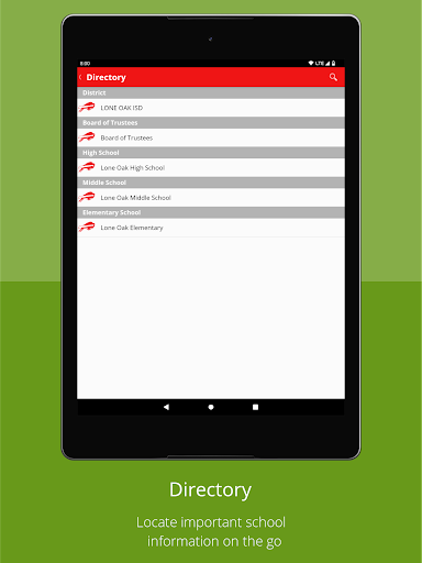Lone Oak ISD Screen 2