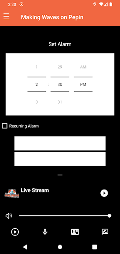 Android application Lake Hits KLCH screenshort