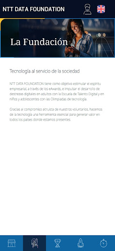 eAwards - NTT DATA FOUNDATION Screen 2