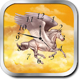 Pegasus clock icon