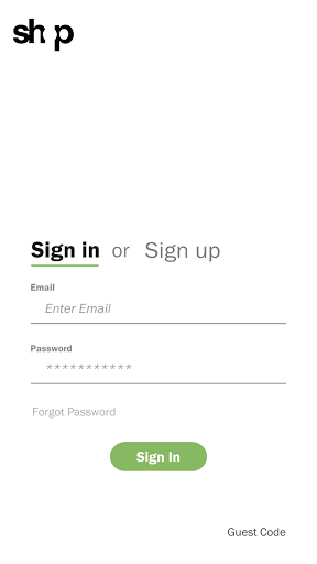 Android application SHoP Portal screenshort
