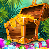 Match 3 Jungle Treasure  -  Forgotten Jewels icon