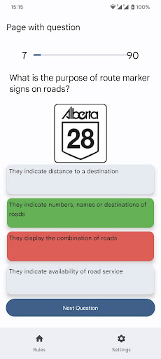 Alberta Driving License Screen 2