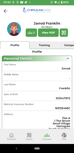 Competency Cloud Screen 2