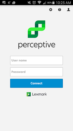 Android application Perceptive Experience screenshort