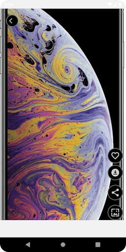 Android application iphone wallpaper app screenshort