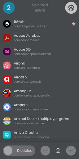 Anteprima dell'app