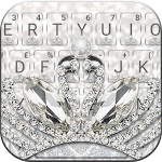 Cover Image of Download Diamond Tiara Keyboard Theme  APK