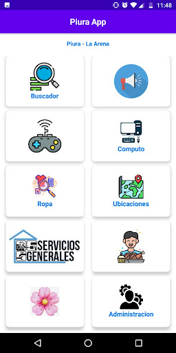 PiuraApp Screen 2