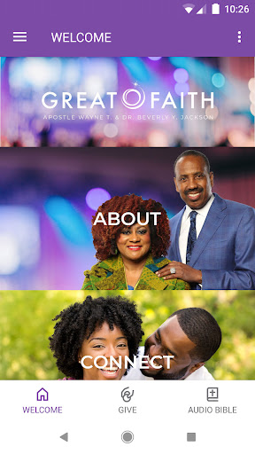 Android application Great Faith Int'l Ministries screenshort